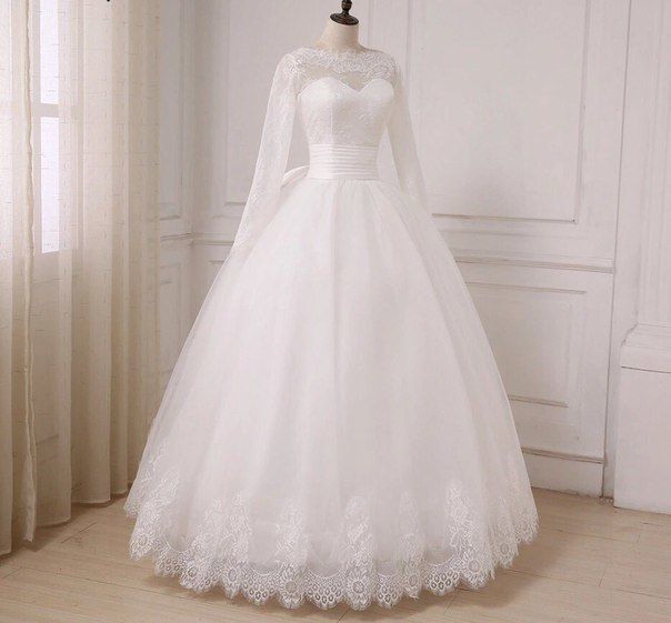 Платье невесты пышное