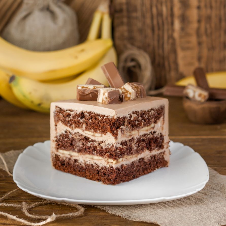 Торт Шоколадно-банановый, 1 кг