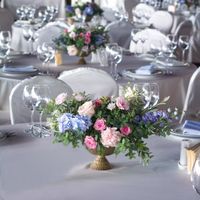 Цветы на столы гостей, до 35 см