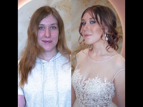 Свадебный образ до и после