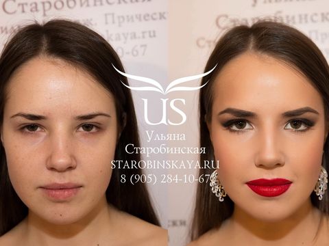 Видеоурок: Два вечерних макияжа - с акцентом на глаза и с красными губами