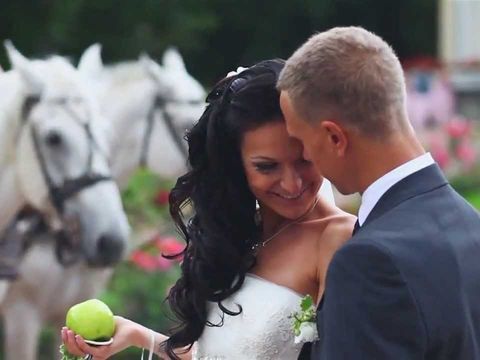 Свадьба Кати. Макияж и прическа невесты: Ульяна Старобинская (10.08.12)