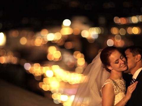 Lerochka & Oleg (Wedding, Santorini, Greece, clip) - SunFunWedding