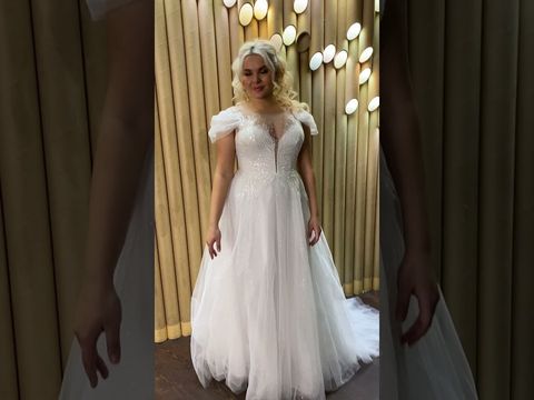 Свадебное платье TM ESTELAVIA в Саратове коллекции 2022 Eleganza size + модель Фабиола