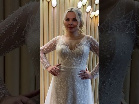 Свадебное платье TM ESTELAVIA в Саратове коллекции 2022 Eleganza size + модель Клаудия