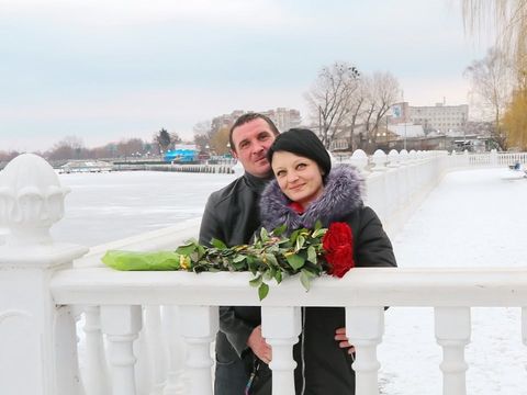 Tatiana & Andrey.Winter walk.